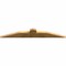 Ekena Millwork Portland Rough Sawn Timber Gable Bracket, Western Red Cedar, 60"W x 10"H x 2"D x 6"F, 4/12 Pitch GBW060X10X0206POR00RWR - alternate 3